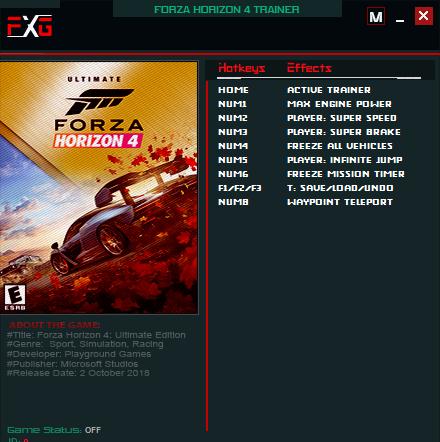 极限竞速地平线4八项修改器 极限竞速地平线4八项修改器