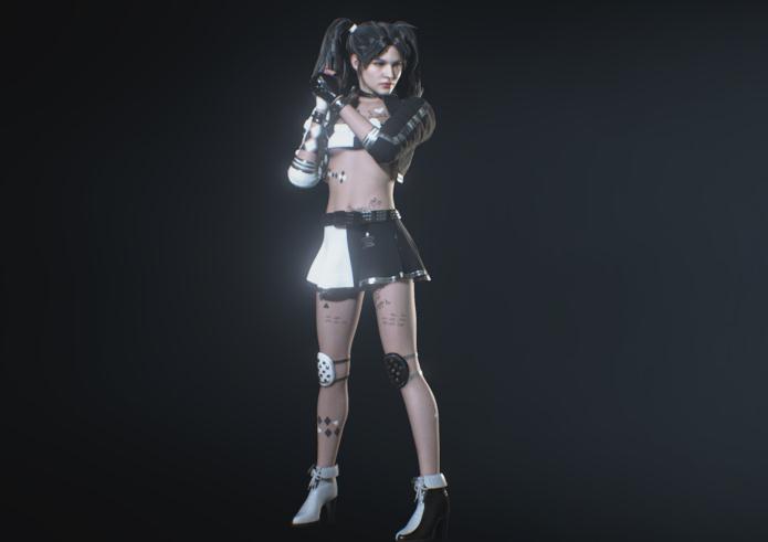 生化危机3重制版吉尔暗黑小丑女MOD