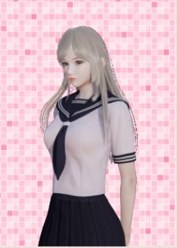 AI少女绝美金发优雅校花MOD