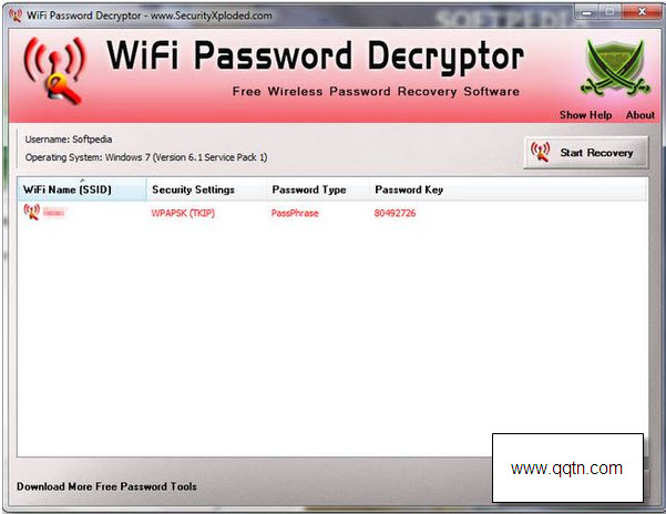 电脑wifi密码破解(WiFi Password Decryptor)