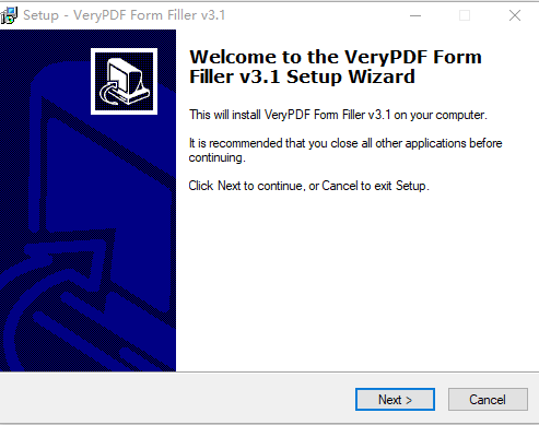 VeryPDF PDF Form Filler