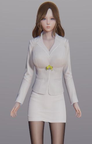 AI少女性感白领女郎MOD