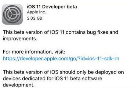 苹果ios11描述文件正式版