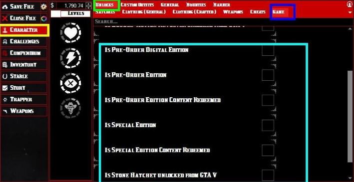 荒野大镖客2PC版存档修改器