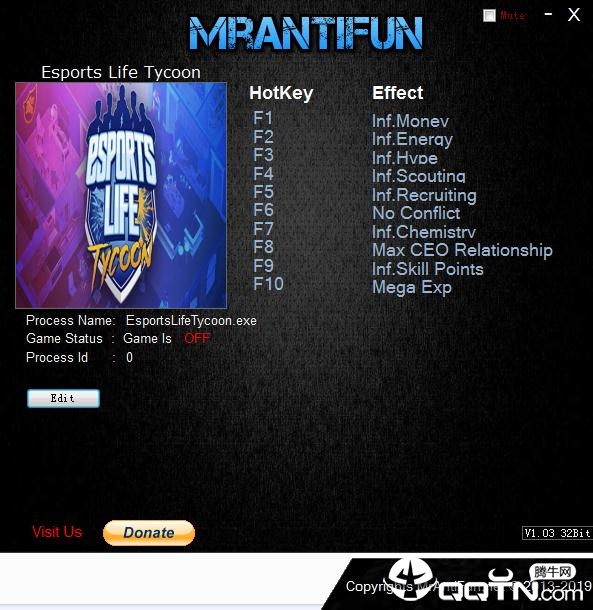 电子竞技大亨十项修改器 电子竞技大亨十项修改器