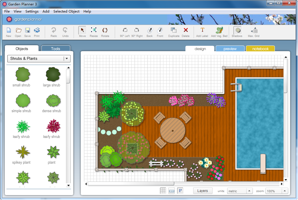 花园规划软件Artifact Interactive Garden Planner