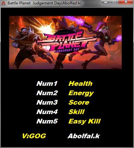 战斗星球审判日五项修改器